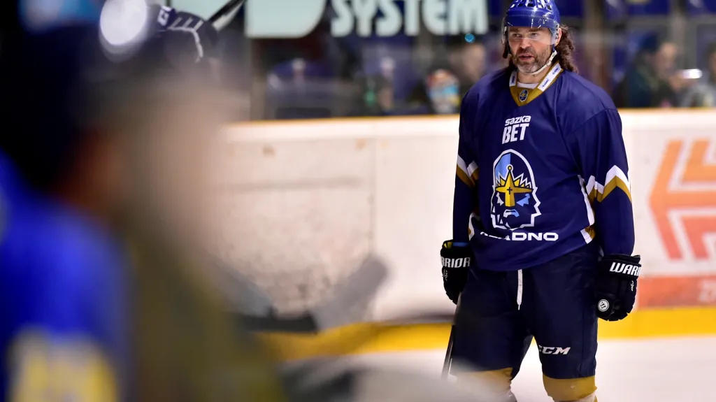 Jaromír Jágr v dresu Kladna