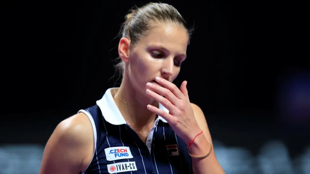 Zklamaná Karolína Plíšková