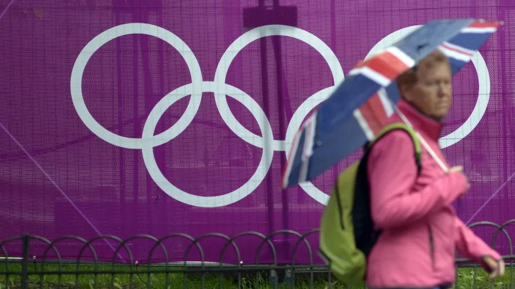 Deštivé počasí v Londýně