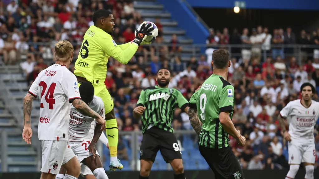 Utkání Sassuolo - AC Milán