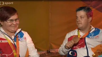 Bronzové duo Musilová-Drahonínský: Medaile jsme slíbili, tak je vezeme