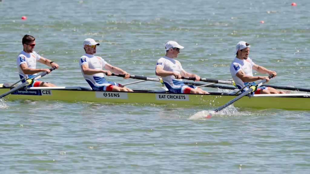 Česká párová čtyřka lehkých vah