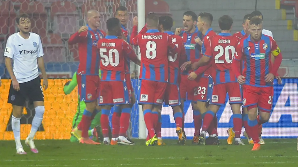 Radost fotbalistů Plzně