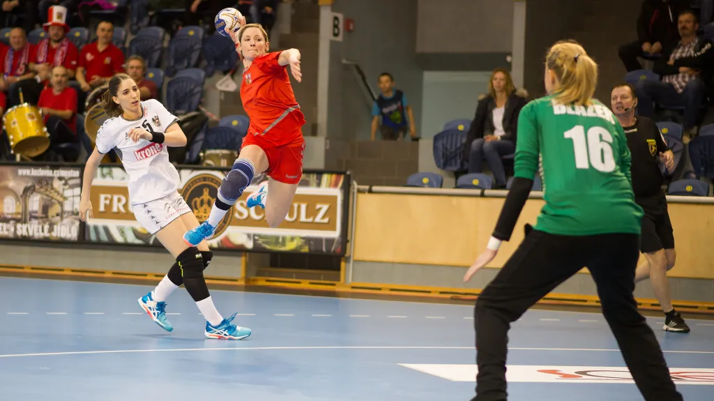 Utkání českých házenkářek s Rakouskem