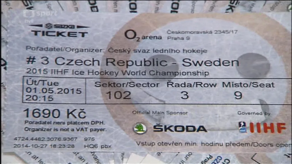 Lístky na MS rychle mizí, české zápasy jsou vyprodané