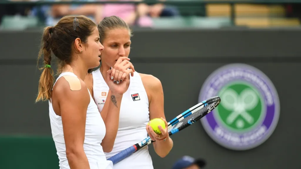 Karolína Plíšková s Julií Görgesovou