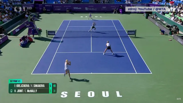 Siniaková s Krejčíkovou završily společný návrat titulem v Soulu