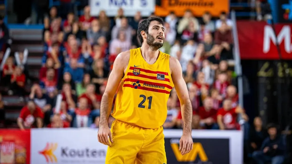 Barcelonský rozehrávač Alex Abrines