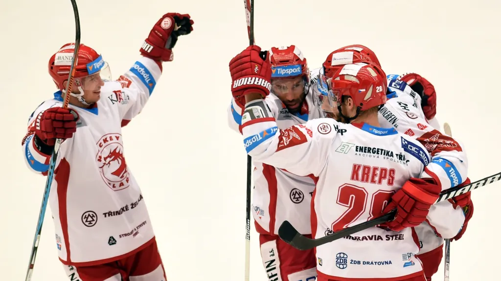 Slavící hráči Třince