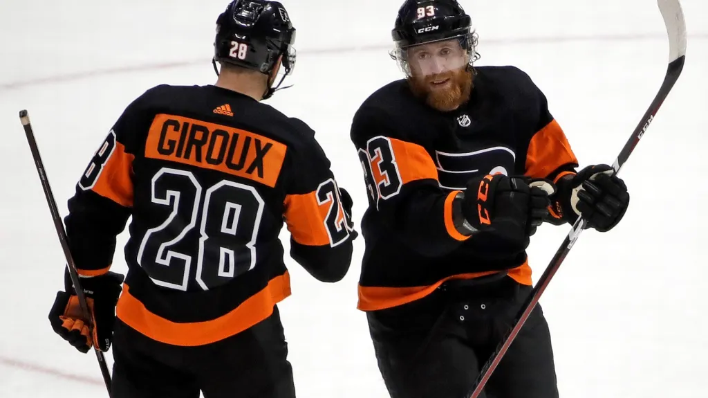 Jakub Voráček a Claude Giroux