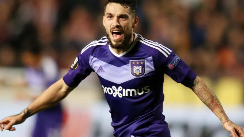 Nicolae Stanciu v dresu Anderlechtu