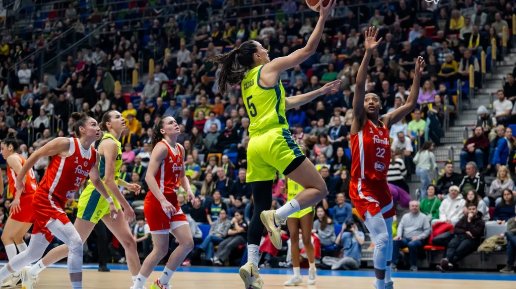 Maite Cazorlaová z USK Praha v akci