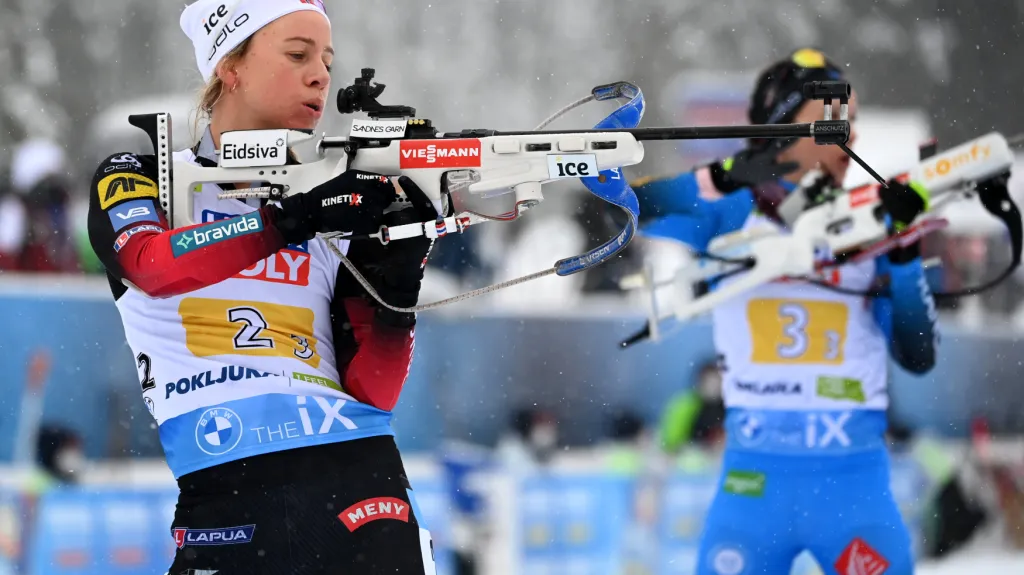 Tiril Eckhoffová vezla Norky vstříc zlatu