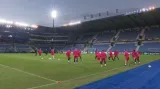 Slávisté trénovali na stadionu Genku