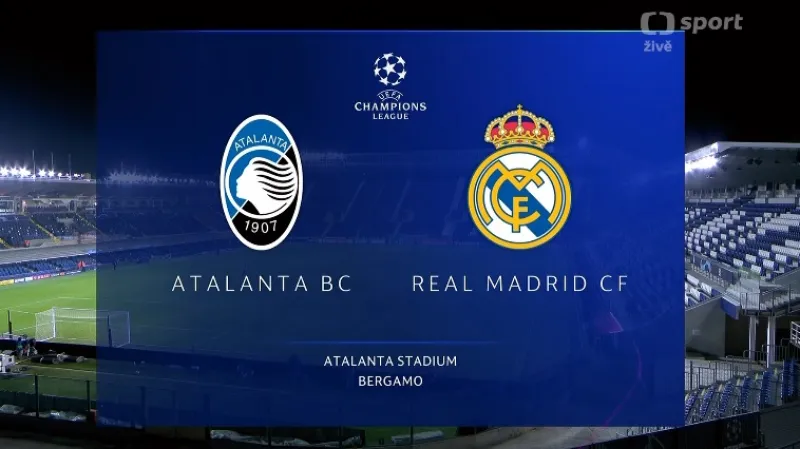 Sestřih utkání Atalanta Bergamo - Real Madrid