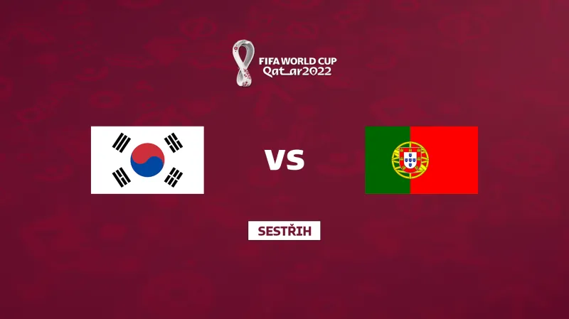 Sestřih utkání Jižní Korea - Portugalsko