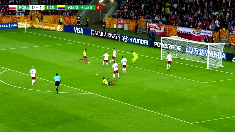 Sestřih utkání Polsko 20 - Kolumbie 20
