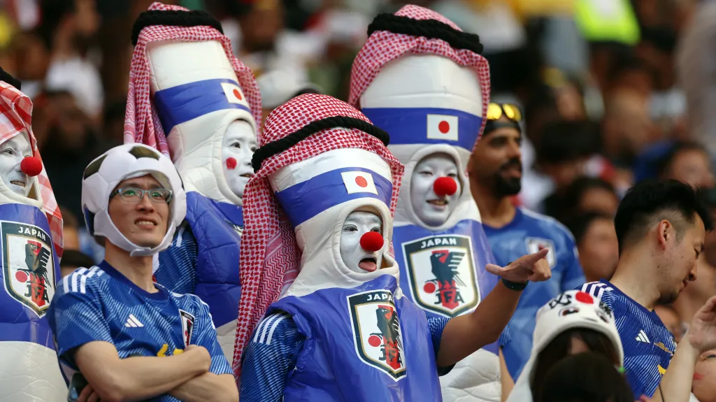 Japonští fanoušci v Kataru