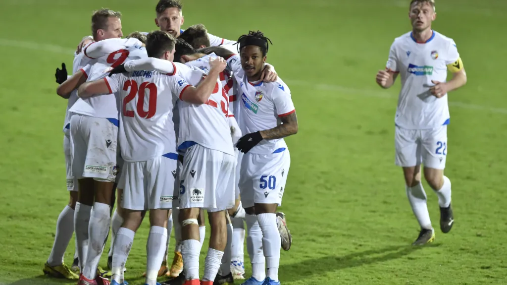 Radost fotbalistů Plzně