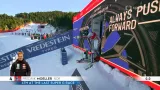Vítězná jízda Fredrika Möllera v super-G v Bormiu