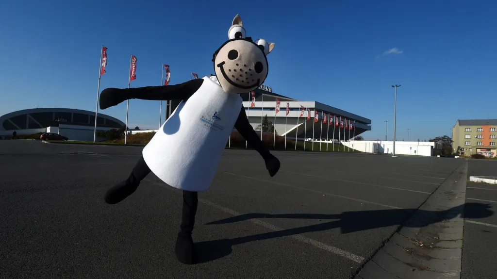 Maskot ME v krasobruslení