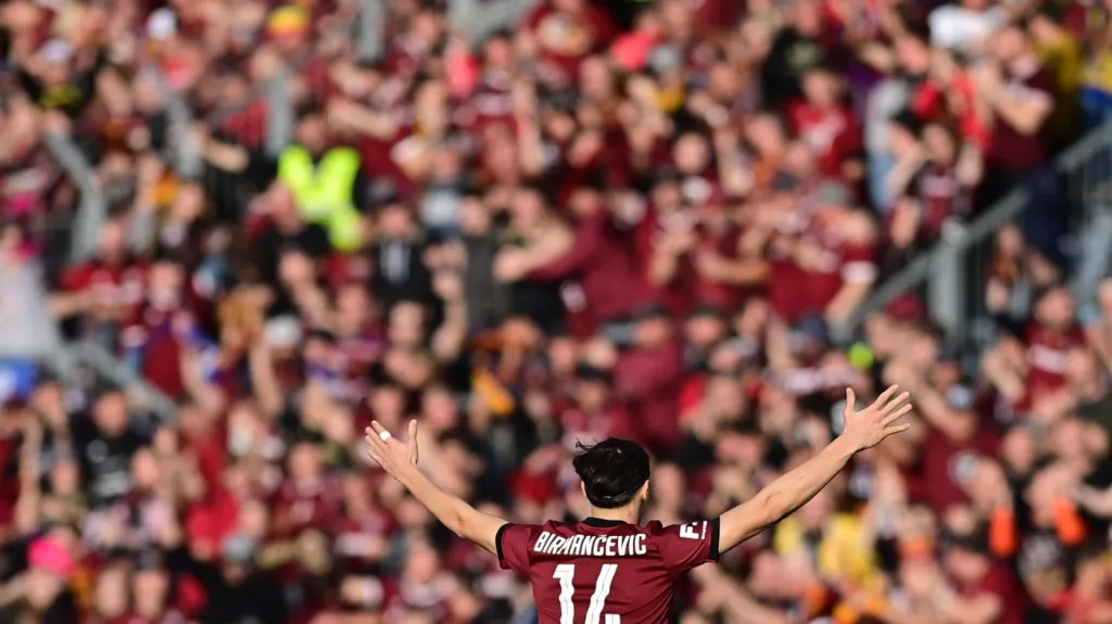 Veljko Birmančevič a fanoušci Sparty