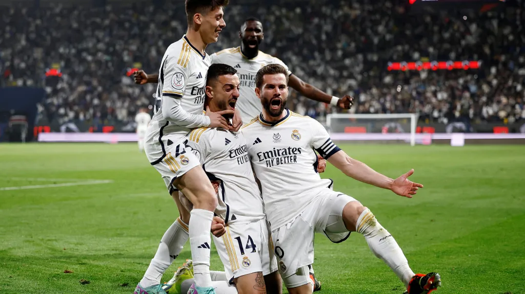 Radost hráčů Realu Madrid