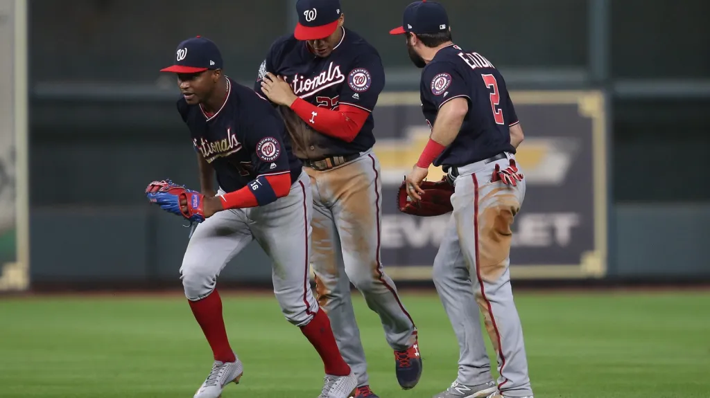 Radost baseballistů Washingtonu