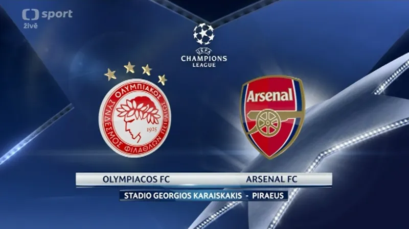 Sestřih utkání Olympiakos - Arsenal