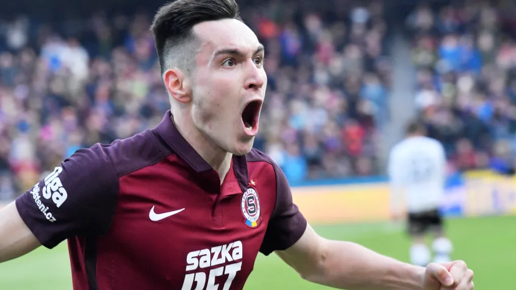 Vjačeslav Karavajev vstřelil druhý gól Sparty proti Viktorii Plzeň