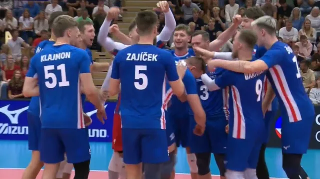 Sestřih utkání volejbalistů Norsko - Česko