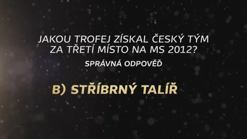 HOKEJOVÝ KVÍZ 14. 5. - SPRÁVNÁ ODPOVĚĎ