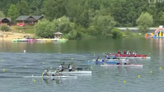 Finále bratrů Fuksových v závodu na 500 metrů v kategorii C2