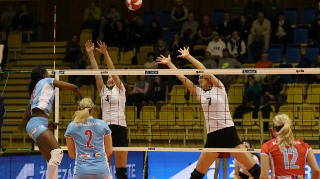 Utkání volejbalistek Prostějov - Ostrava