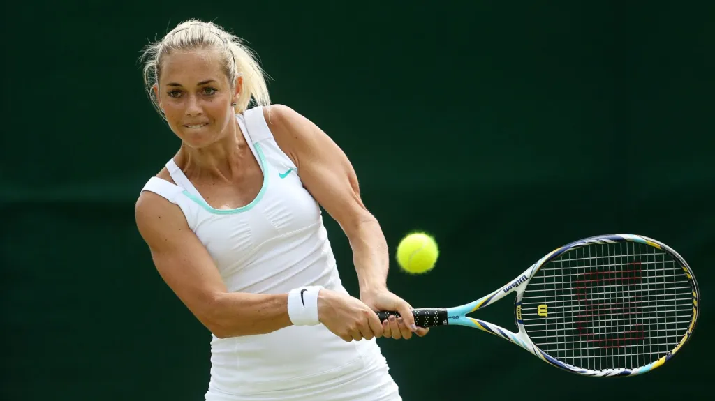 Klára Zakopalová na Wimbledonu