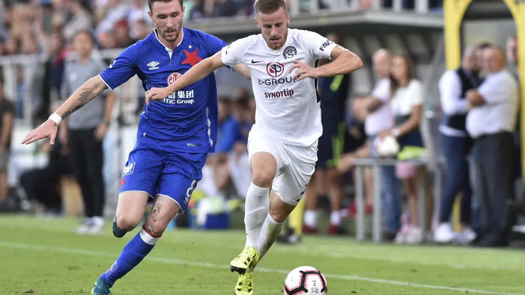 Utkání Slovácko - Slavia