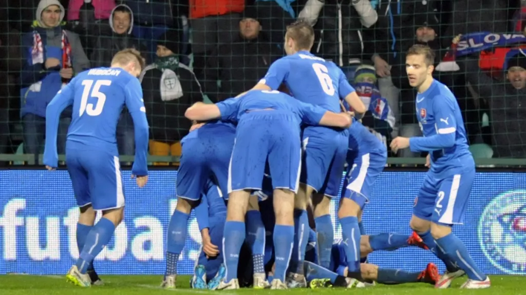 Radost hráčů Slovenska