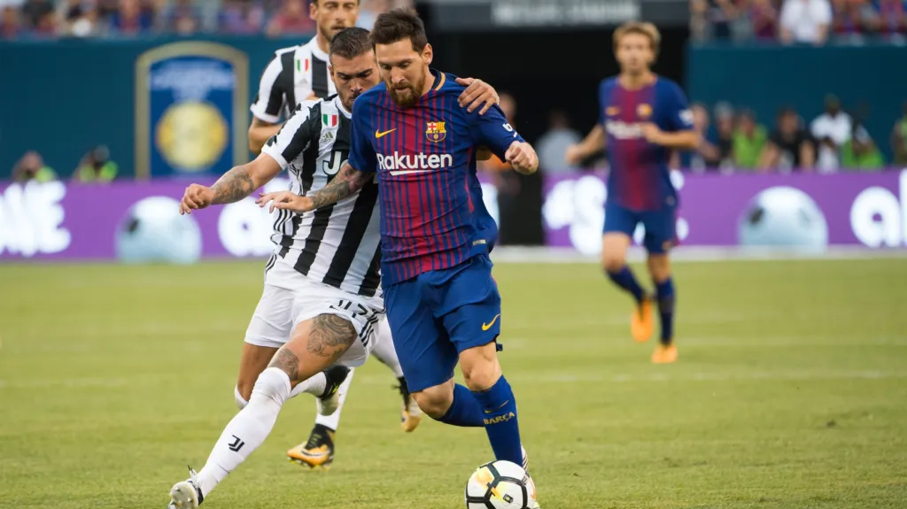 Utkání Barcelona - Juventus