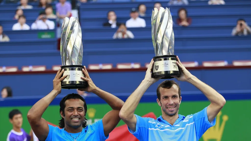 Radek Štěpánek a Leandr Paes