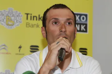 Italský cyklista Ivan Basso