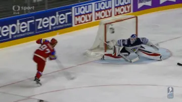 Gól v utkání Rusko - Finsko: Gusev - 3:0 (28. min.)