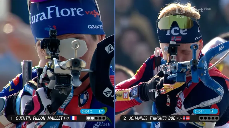 Sestřih štafety biatlonistů SP v Novém Městě