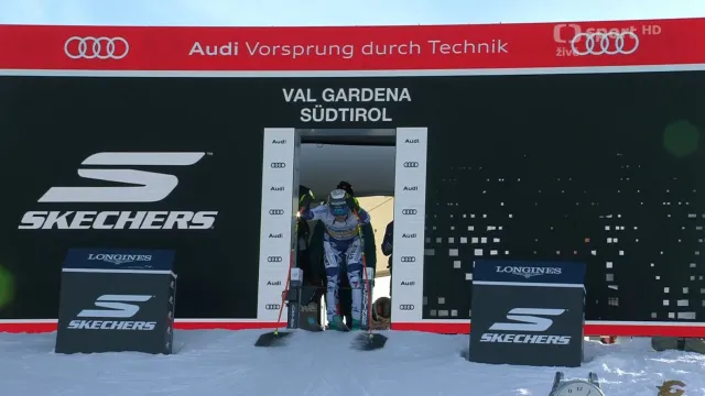 Sjezd Jana Zabystřana ve Val Gardeně