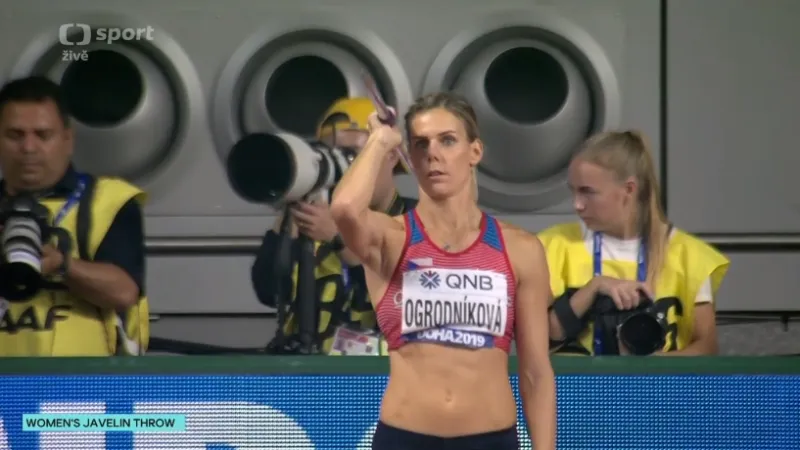 Finálové pokusy českých oštěpařek