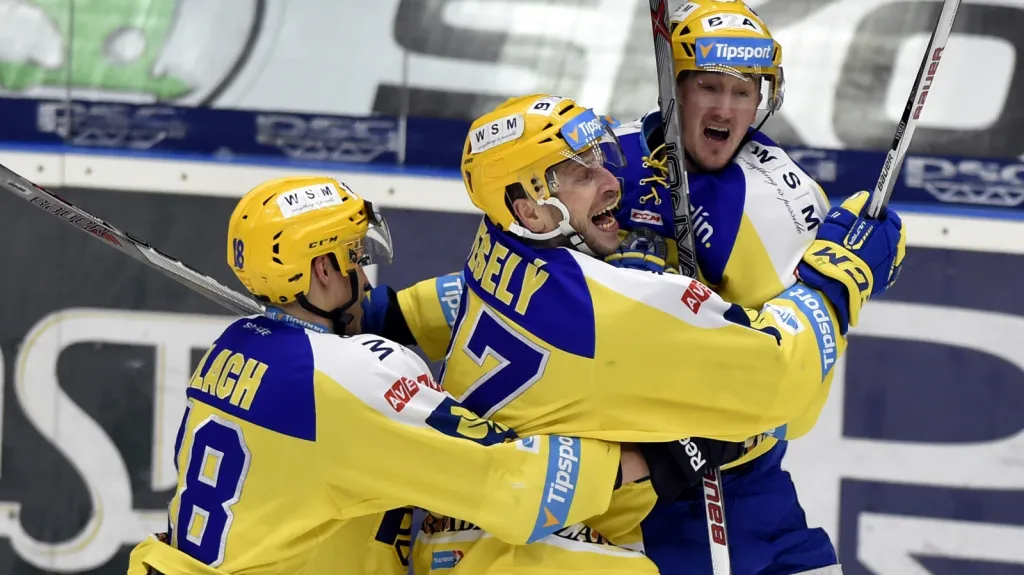 Radost hokejistů Zlína