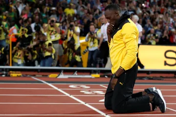 Usain Bolt se loučí s londýnským stadionem