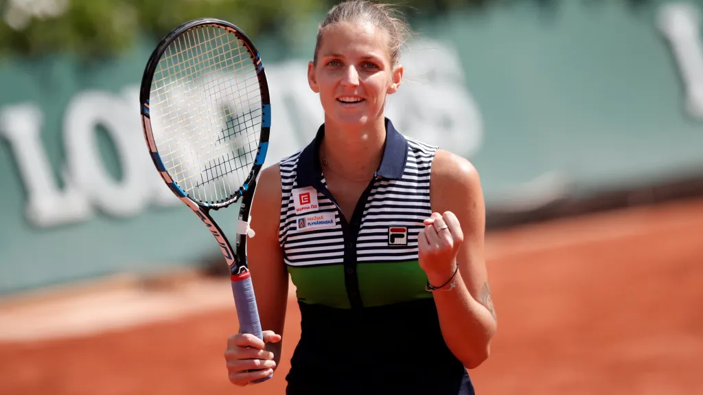 Slavící Karolína Plíšková