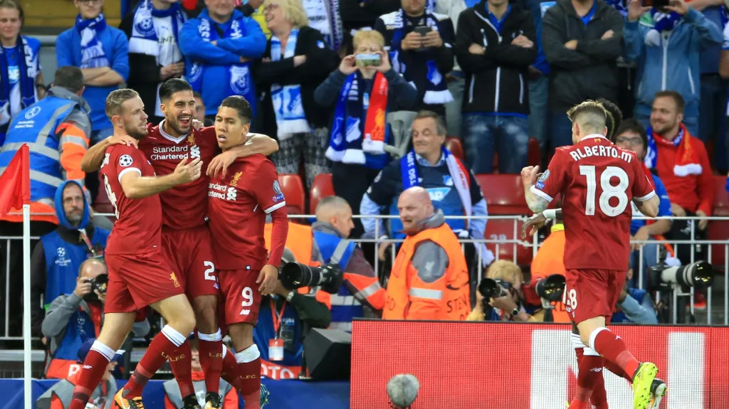 Radost liverpoolských hráčů