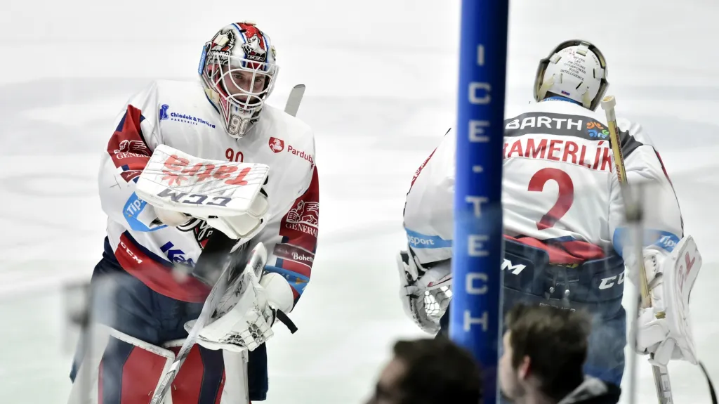 Pardubičtí brankáři střídali už po čtyřech minutách utkání proti Vítkovicím