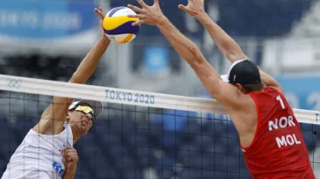 Záznam mužského beachvolejbalového finále